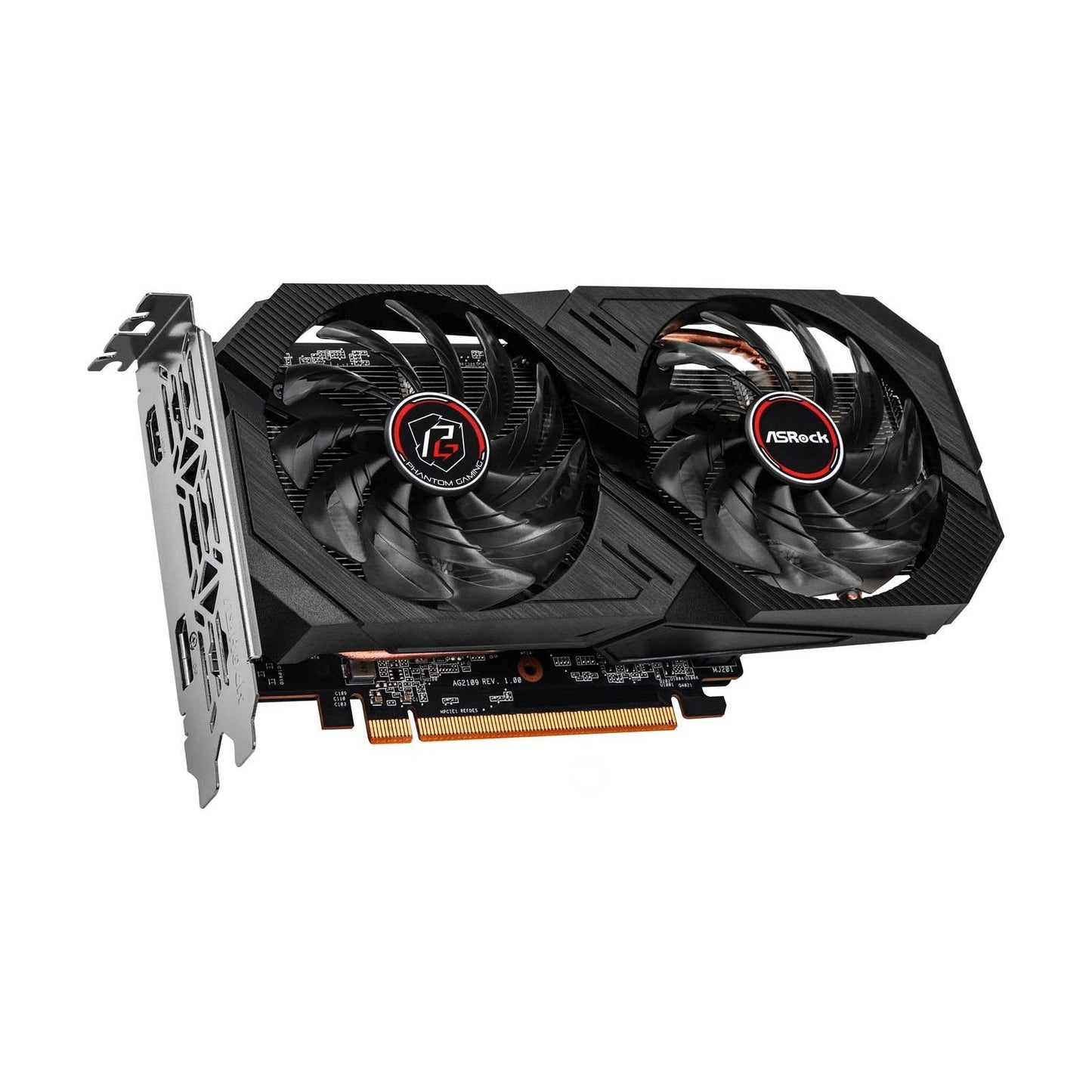 Asrock Radeon RX 6500 XT Phantom Gaming D 4GB OC, 4GB DDR6, PCIe4, HDMI, DP, 2820MHz Clock, Overclocked - WebDuke Computers